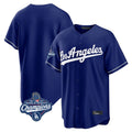 Elroe LA.Dodgers Blank Player Royal Game World Series Meet Stitched Jerseys