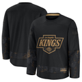 Elroe LA.Kings Black 2024 Military Appreciation Practice Jerseys