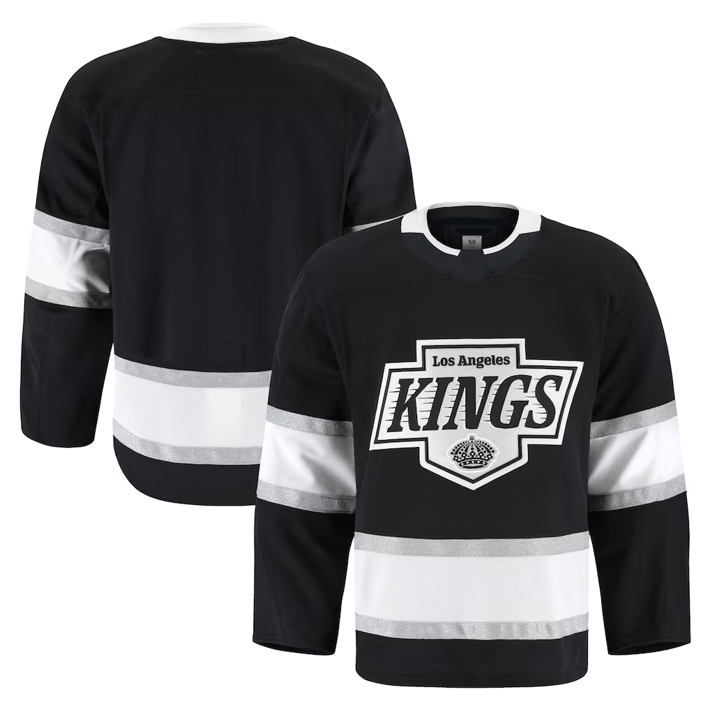 Elroe LA.Kings Black Home Authentic Pro Jerseys