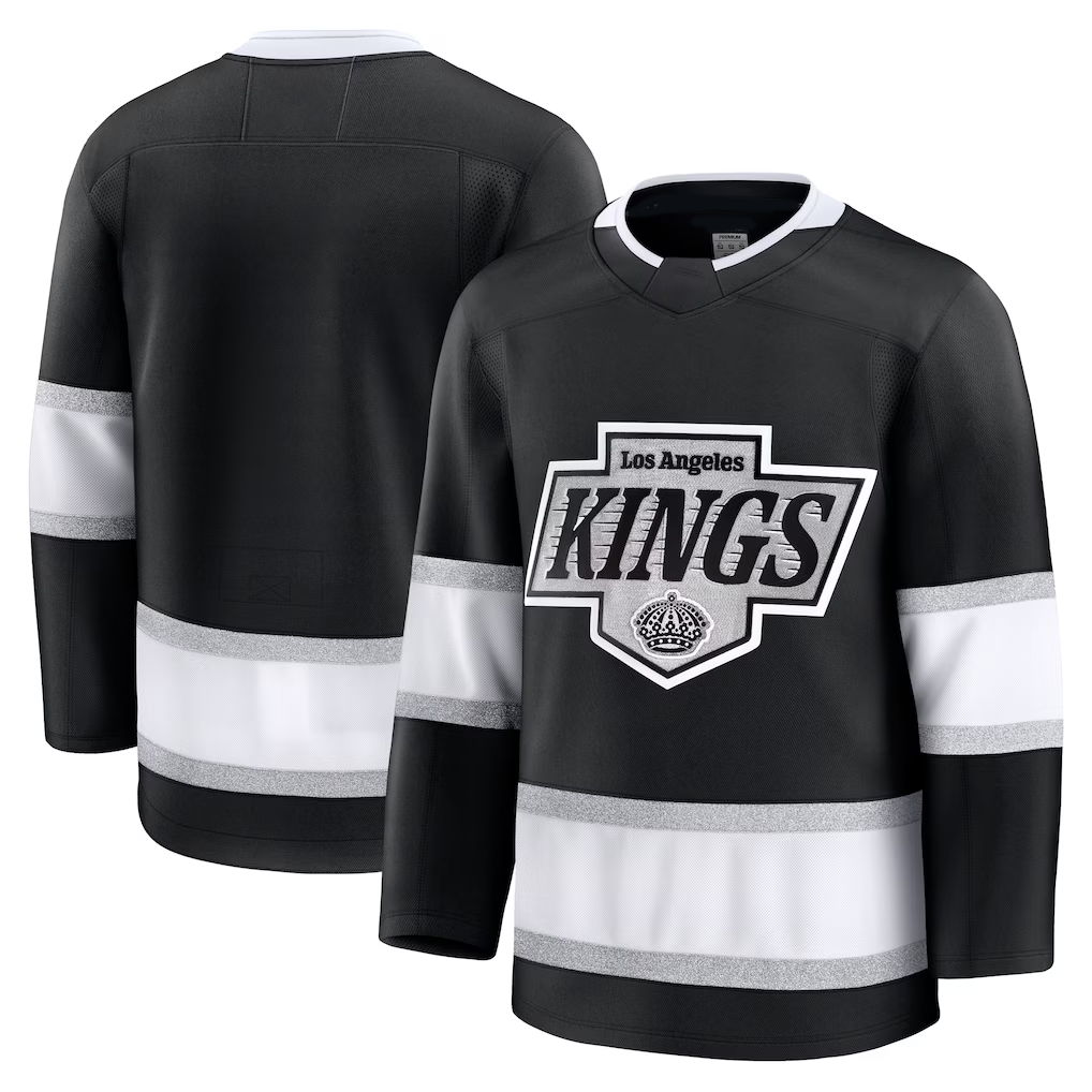 Elroe LA.Kings Black Home Premium Jerseys