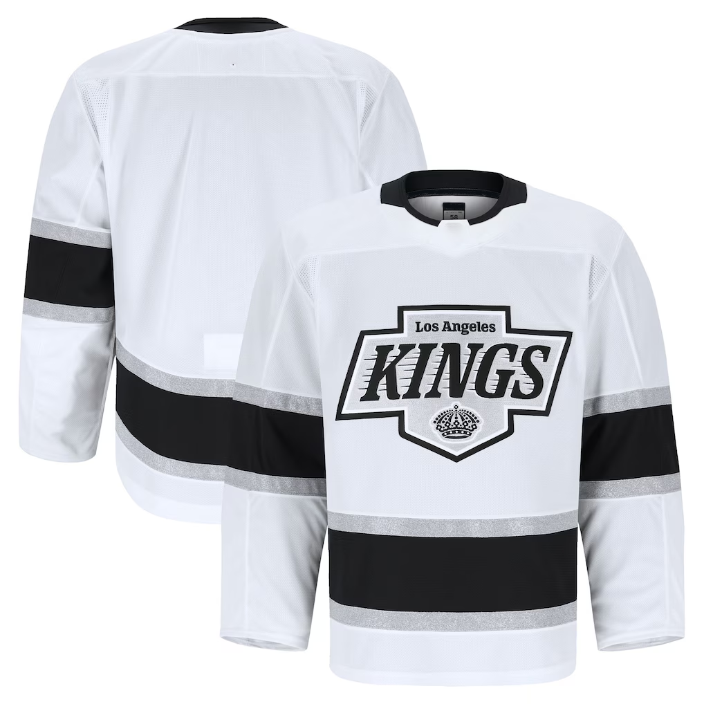 Elroe LA.Kings White Away Authentic Pro Jerseys