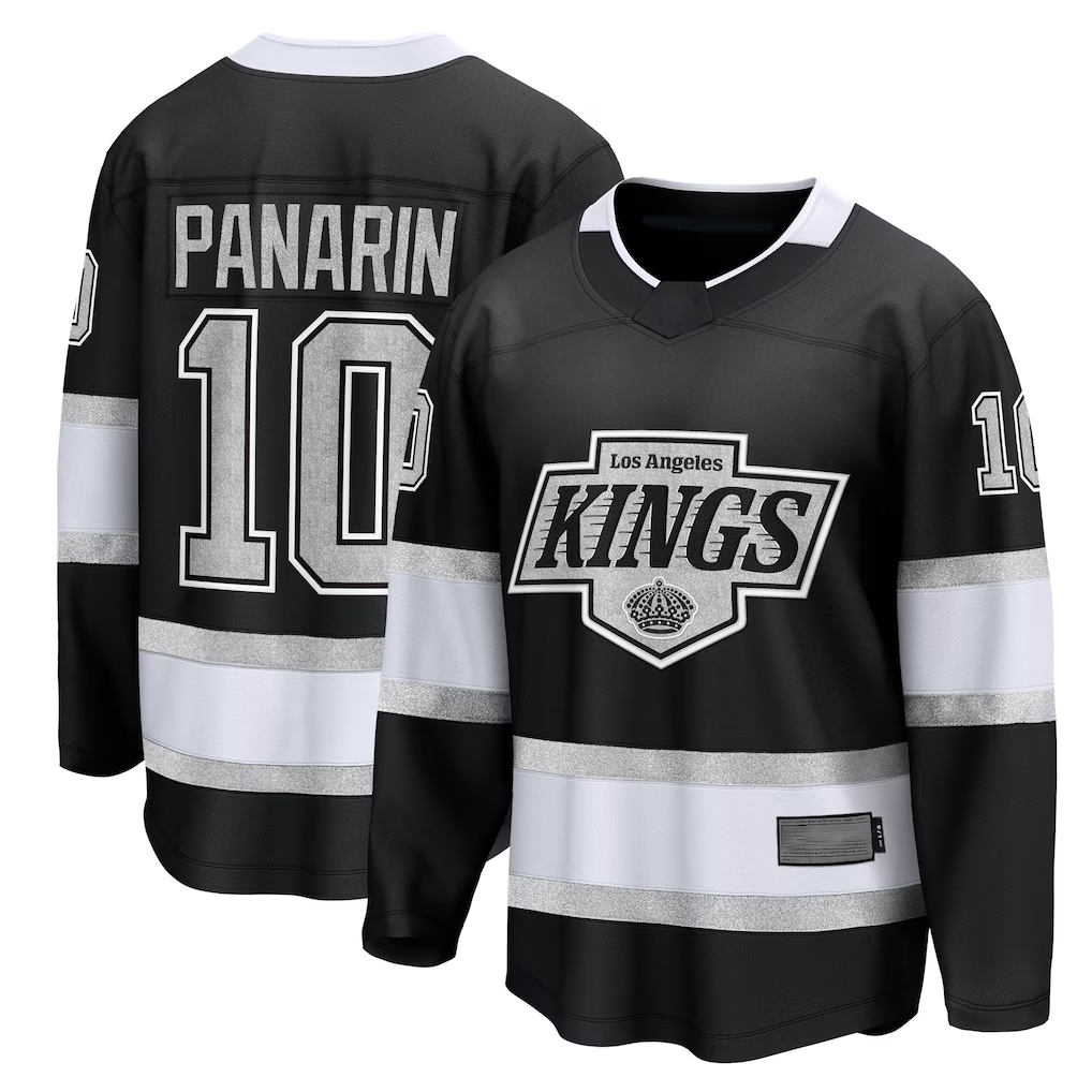 Elroe LA.Kings #10 Artemi Panarin Black Home Breakaway Jerseys