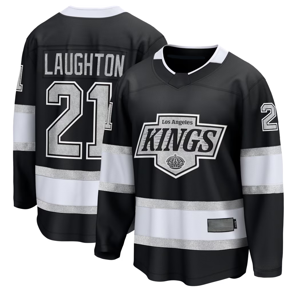 Elroe LA.Kings #21 Scott Laughton Black Home Breakaway Jerseys