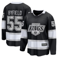 Elroe LA.Kings #55 Quinton Byfield Black Home Breakaway Jerseys