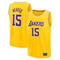 Elroe LA.Lakers #15 Austin Reaves Gold Fast Break Replica Stitched Jerseys - Icon Edition