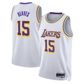 Elroe LA.Lakers #15 Austin Reaves White Association Edition Swingman Stitched Jerseys