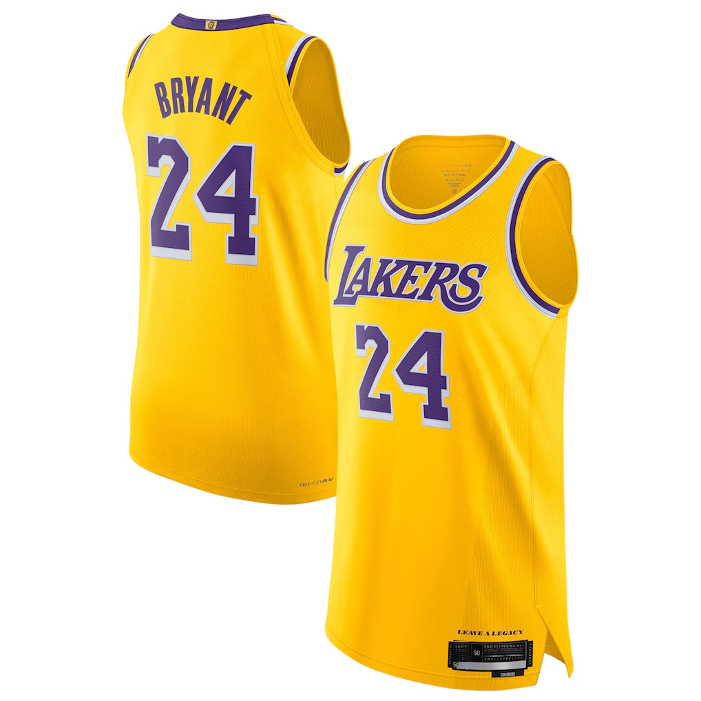 Elroe LA.Lakers #24 Kobe Bryant Authentic Icon Stitched Jerseys