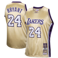 Elroe LA.Lakers #24 Kobe Bryant Mitchell & Ness Gold Hall of Fame Class of 2020 #24 Authentic Hardwood Classics Jerseys