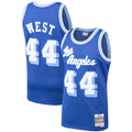 Elroe LA.Lakers #44 Jerry West Mitchell & Ness Royal Hardwood Classics Swingman Stitched Jerseys