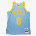 Elroe LA.Lakers #8 Kobe Bryant Mitchell & Ness Powder Blue 2001-2002 Hardwood Classics Authentic Player Stitched Jerseys