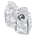 Elroe LA.Rams Arctic Camo Salute to Service Hoodies Limited Game Blank Player Stitched Jerseys