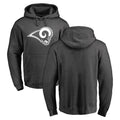 Elroe LA.Rams #0 Byron Young Player Gray Pullover Hoodie Limited Game Stitched Jerseys