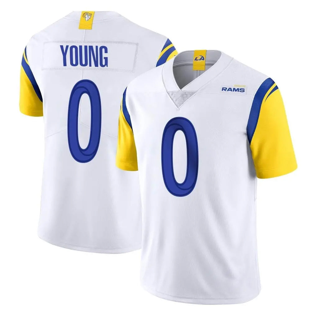 Elroe LA.Rams #0 Byron Young Player White Limited Vapor Untouchable Home Game Stitched Jerseys