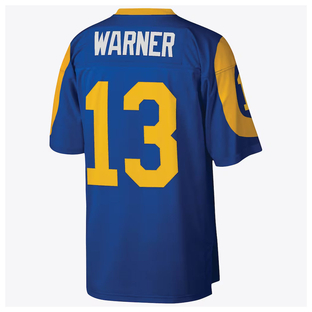 Elroe LA.Rams #13 Kurt Warner Player Royal Mitchell & Ness Legacy Retired Limited Stitched Jerseys