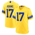 Elroe LA.Rams #17 Davante Adams Player Gold Classic Sol Home Game Stitched Jerseys