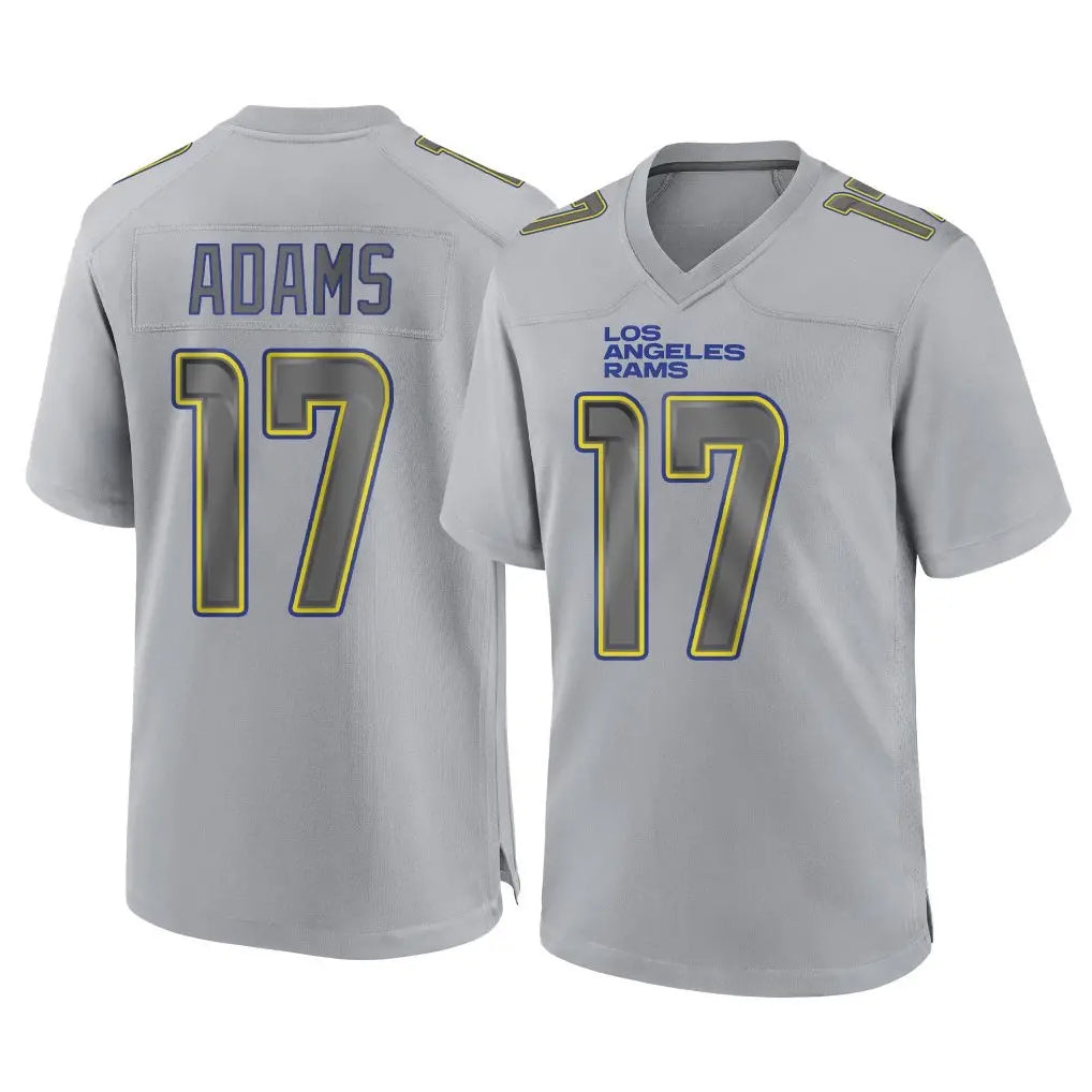 Elroe LA.Rams #17 Davante Adams Player Gray Atmosphere Fashion Home Game Stitched Jerseys
