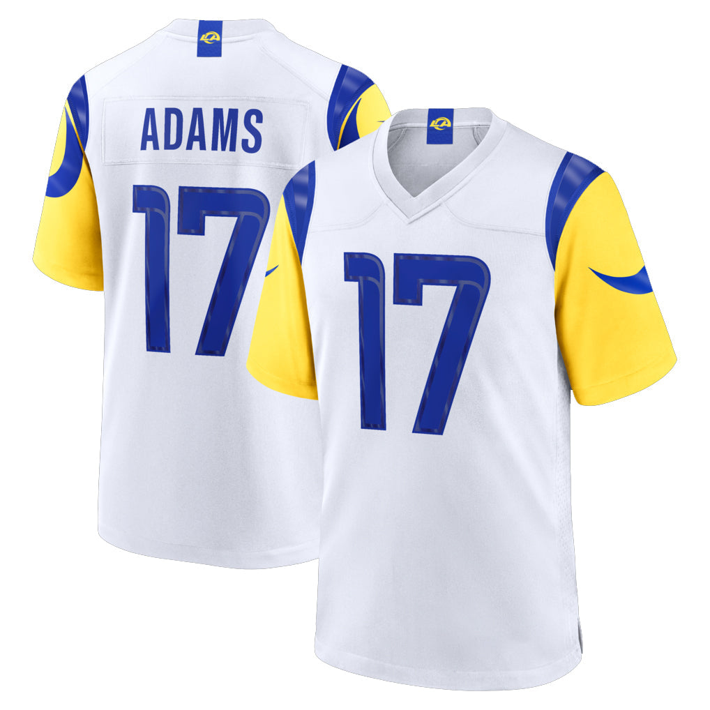 Elroe LA.Rams #17 Davante Adams Player White Limited Home Game Stitched Jerseys