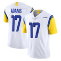 Elroe LA.Rams #17 Davante Adams Player White Limited Vapor Untouchable Home Game Stitched Jerseys