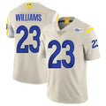 Elroe LA.Rams #23 Kyren Williams Player Bone Limited Vapor Home Game Stitched Jerseys