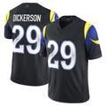 Elroe LA.Rams #29 Eric Dickerson Player Black Rivalries Vapor Limited Stitched Jerseys