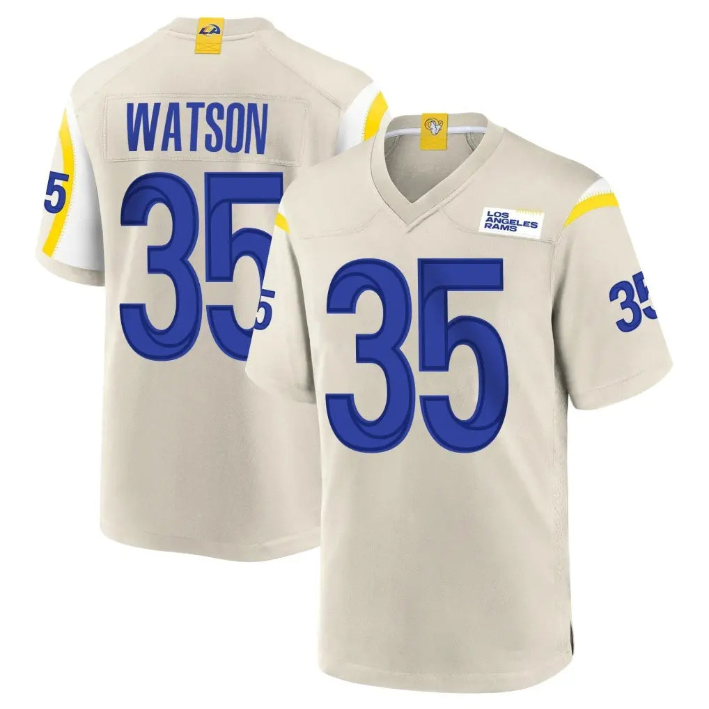 Elroe LA.Rams #35 Jaylen Watson Player Bone Home Game Stitched Jerseys