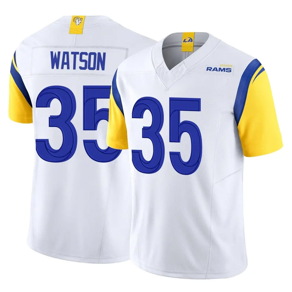 Elroe LA.Rams #35 Jaylen Watson Player White Limited Vapor F.U.S.E. Home Game Stitched Jerseys