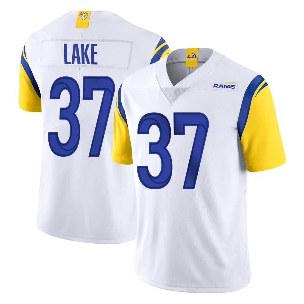 Elroe LA.Rams #37 Quentin Lake Player White Limited Vapor Untouchable Home Game Stitched Jerseys