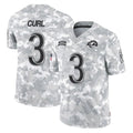 Elroe LA.Rams #3 Kam Curl Player Arctic Camo Salute To Service Limited Game Stitched Jerseys
