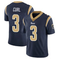Elroe LA.Rams #3 Kam Curl Player Navy Limited Vapor Untouchable Home Game Stitched Jerseys