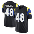 Elroe LA.Rams #48 Omar Speights Player Black Midnight Rivalries Collection Limited Home Game Stitched Jerseys