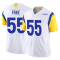 Elroe LA.Rams #55 Braden Fiske Player White Limited Vapor F.U.S.E. Home Game Stitched Jerseys