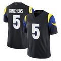 Elroe LA.Rams #5 Kamren Kinchens Player Black Midnight Rivalries Collection Limited Home Game Stitched Jerseys
