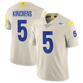 Elroe LA.Rams #5 Kamren Kinchens Player Bone Limited Vapor Home Game Stitched Jerseys