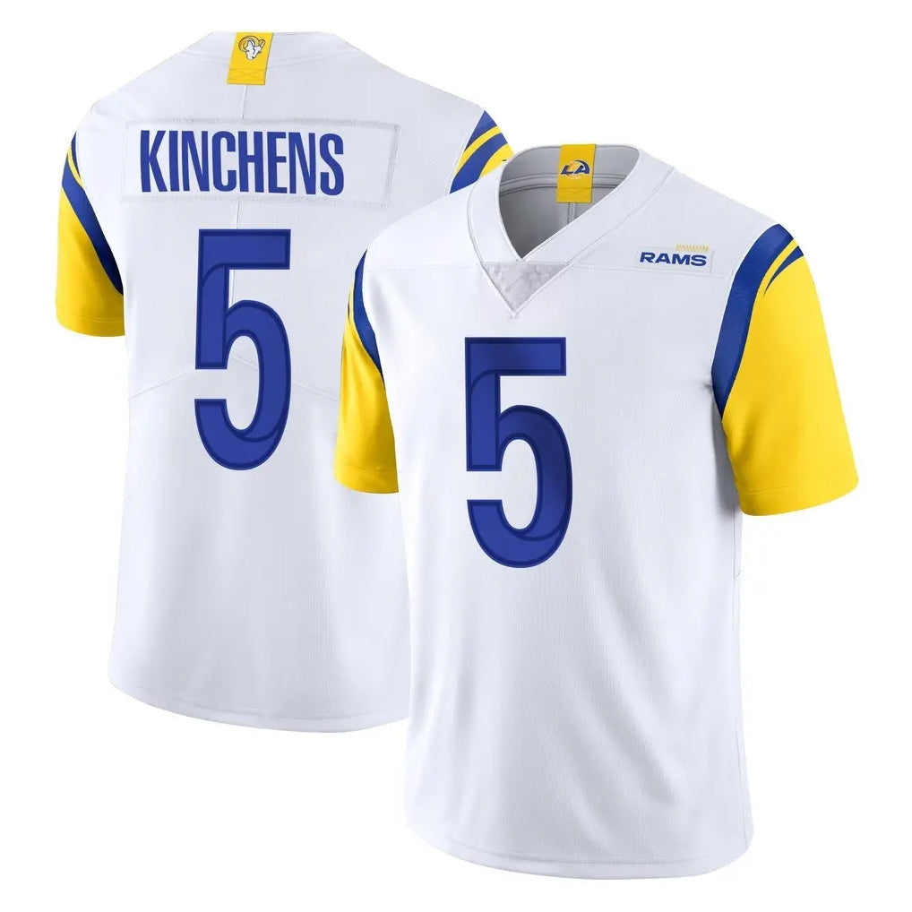 Elroe LA.Rams #5 Kamren Kinchens Player White Limited Vapor Untouchable Home Game Stitched Jerseys