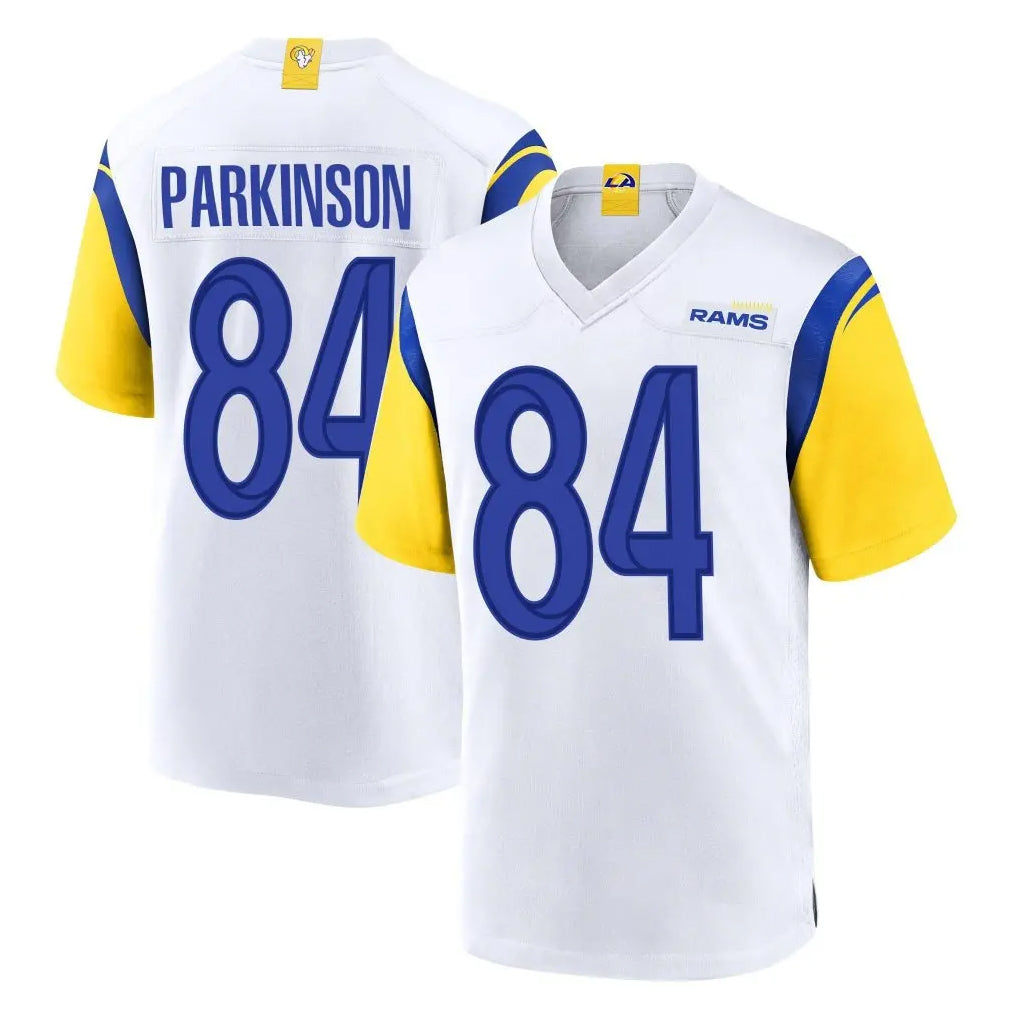 Elroe LA.Rams #84 Colby Parkinson Player White Home Game Stitched Jerseys