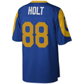 Elroe LA.Rams #88 Torry Holt Mitchell & Ness Royal Legacy Replica Stitched Puhic Jersey