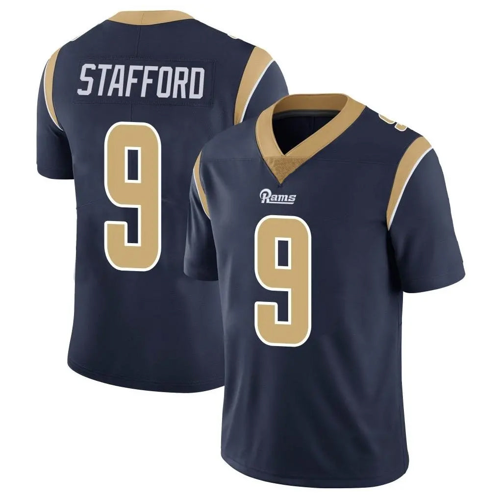 Elroe LA.Rams #9 Matthew Stafford Player Navy Limited Vapor Untouchable Home Game Stitched Jerseys