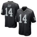 Elroe LV.Raiders #14 Matt Gay Player Black Home Game Stitched Jerseys