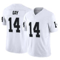 Elroe LV.Raiders #14 Matt Gay Player White Limited Vapor F.U.S.E. Home Game Stitched Jerseys