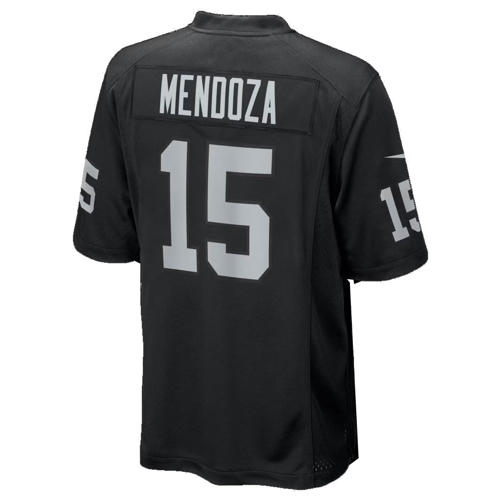Elroe LV.Raiders #15 Fernando Mendoza Black 2026 Draft First Round Pick No. 1 Team Game Stitched Jerseys