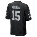 Elroe LV.Raiders #15 Fernando Mendoza Black 2026 Draft First Round Pick No. 1 Team Game Stitched Jerseys