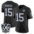 Elroe LV.Raiders #15 Fernando Mendoza Player Black 2026 Vapor Limited Home Game Stitched Jerseys