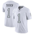 Elroe LV.Raiders #1 Tre Tucker Player White Limited Color Rush Home Game Stitched Jerseys