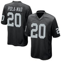Elroe LV.Raiders #20 Isaiah Pola-Mao Player Black Home Game Stitched Jerseys
