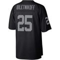 Elroe LV.Raiders #25 Fred Biletnikoff Mitchell & Ness Black Legacy Replica Jersey