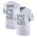 Elroe LV.Raiders #51 Malcolm Koonce Player White Limited Color Rush Home Game Stitched Jerseys