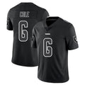 Elroe LV.Raiders #6 A.J. Cole Player Black Limited Black Impact Home Game Stitched Jerseys
