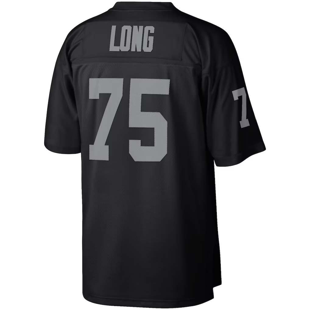 Elroe LV.Raiders #75 Howie Long Mitchell & Ness Black Retired Player Legacy Replica Jersey