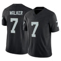 Elroe LV.Raiders #7 Quay Walker Player Black Limited Vapor F.U.S.E. Home Game Stitched Jerseys