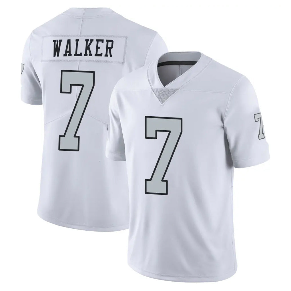 Elroe LV.Raiders #7 Quay Walker Player White Limited Color Rush Home Game Stitched Jerseys